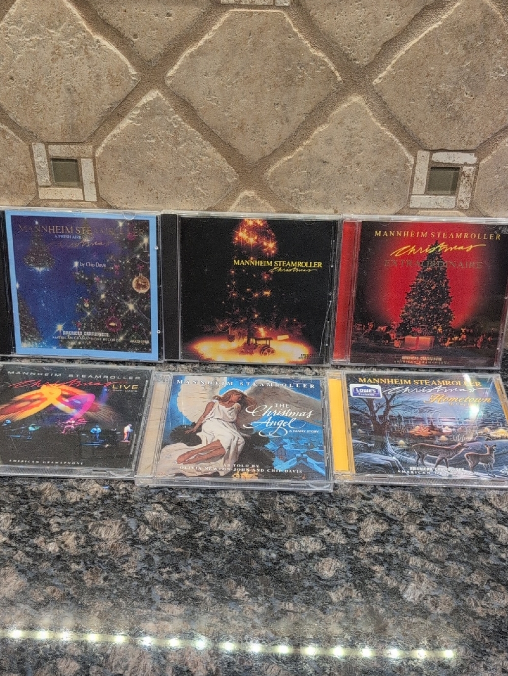Lot of 6 Mannheim Steamroller Christmas CD Collection -